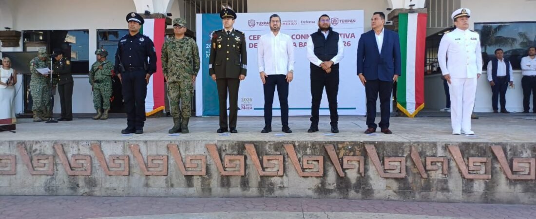 CEREMONIA CÍVICA DEL DÍA DE LA BANDERA EN TUXPAN, VER.